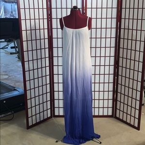 Blue Ombré Maxi Dress